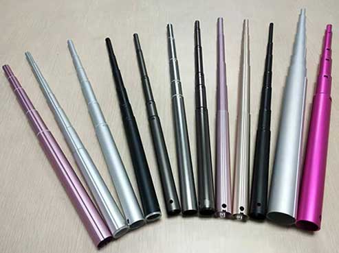 Aluminum telescopic extension pole