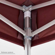 Canopy support aluminum pole